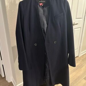 Moda International Women's Navy  Coat